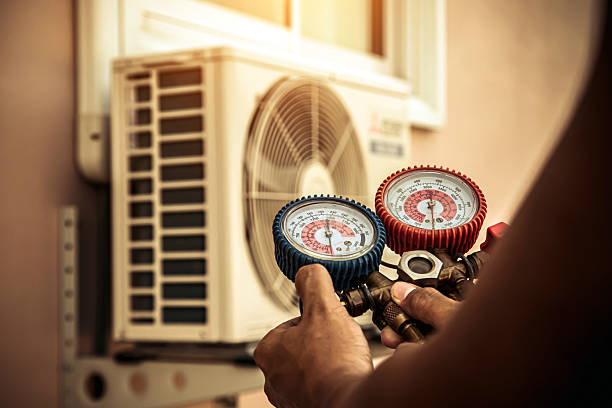 Professional Hvac Installation technician working in Byers, CO